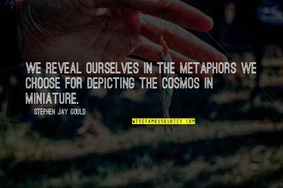 Stephen Jay Gould Quotes By Stephen Jay Gould: We reveal ourselves in the metaphors we choose Stephen Jay Gould Quotes By Stephen Jay Gould: We reveal ourselves in the metaphors we choose