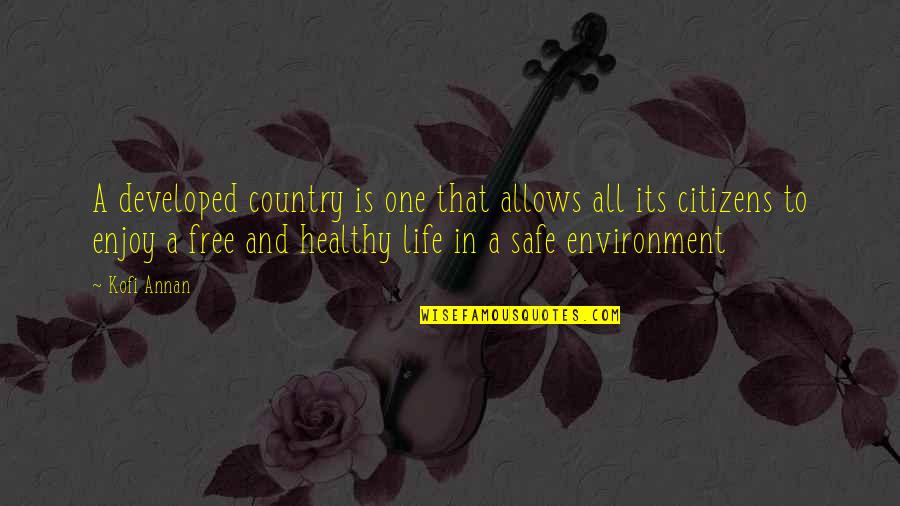 Stereochemistry Quotes By Kofi Annan: A developed country is one that allows all Stereochemistry Quotes By Kofi Annan: A developed country is one that allows all