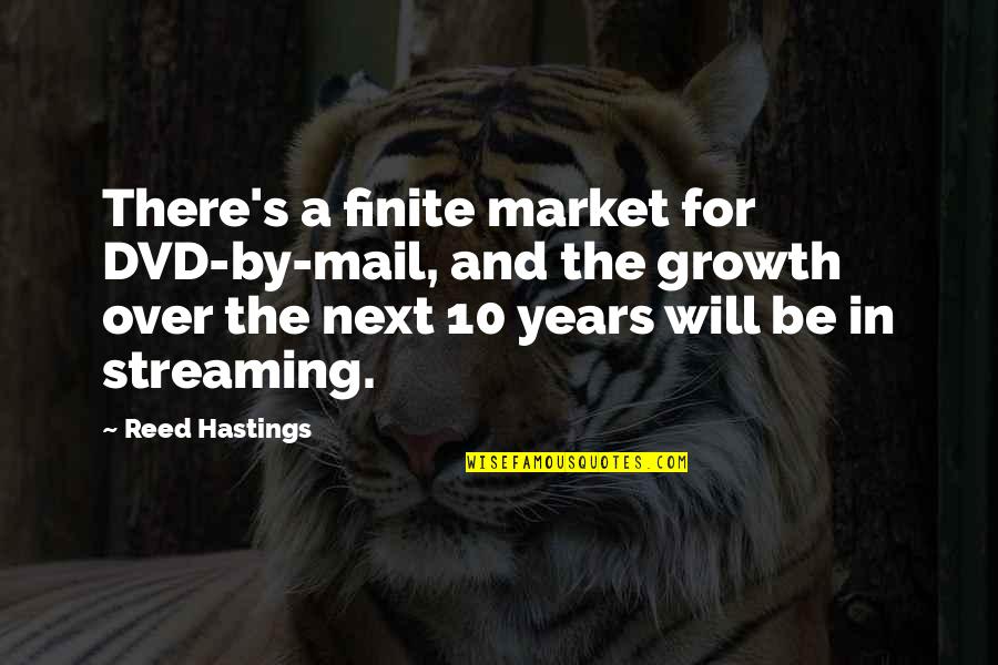 Stessa Rental Property Quotes By Reed Hastings: There's a finite market for DVD-by-mail, and the Stessa Rental Property Quotes By Reed Hastings: There's a finite market for DVD-by-mail, and the