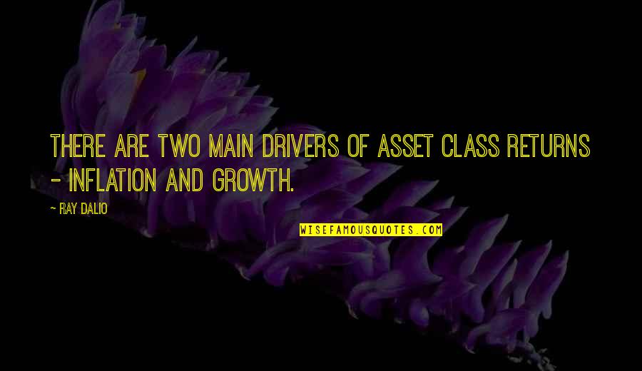Stetch's Quotes By Ray Dalio: There are two main drivers of asset class