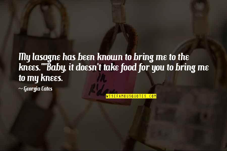 Steve Mcqueen Bullitt Quotes By Georgia Cates: My lasagne has been known to bring me Steve Mcqueen Bullitt Quotes By Georgia Cates: My lasagne has been known to bring me