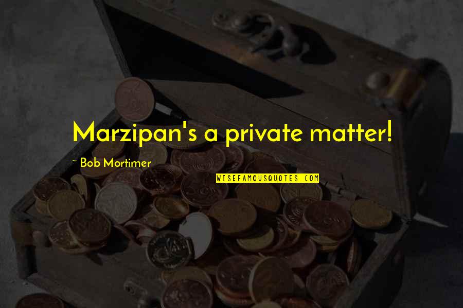 Stevenson Funeral Home Quotes By Bob Mortimer: Marzipan's a private matter! Stevenson Funeral Home Quotes By Bob Mortimer: Marzipan's a private matter!