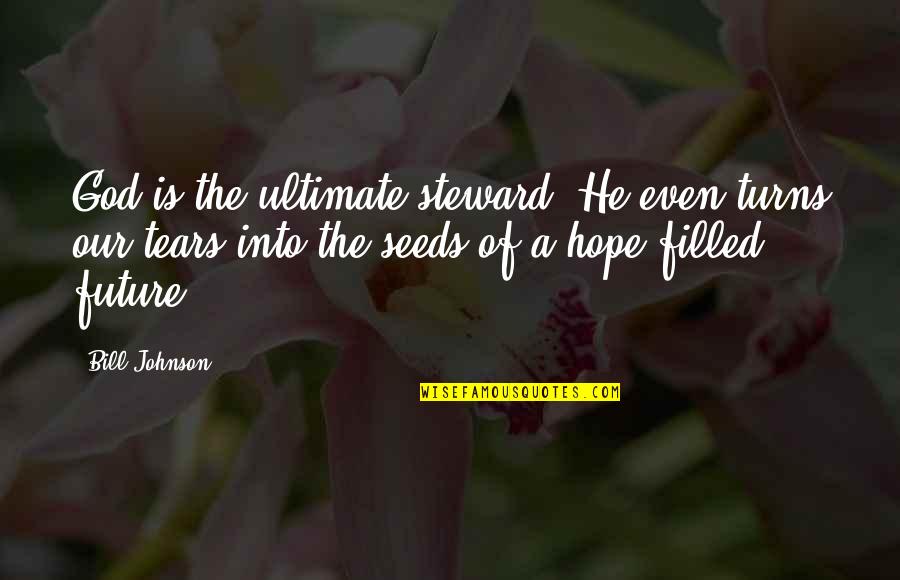 Steward Quotes By Bill Johnson: God is the ultimate steward. He even turns