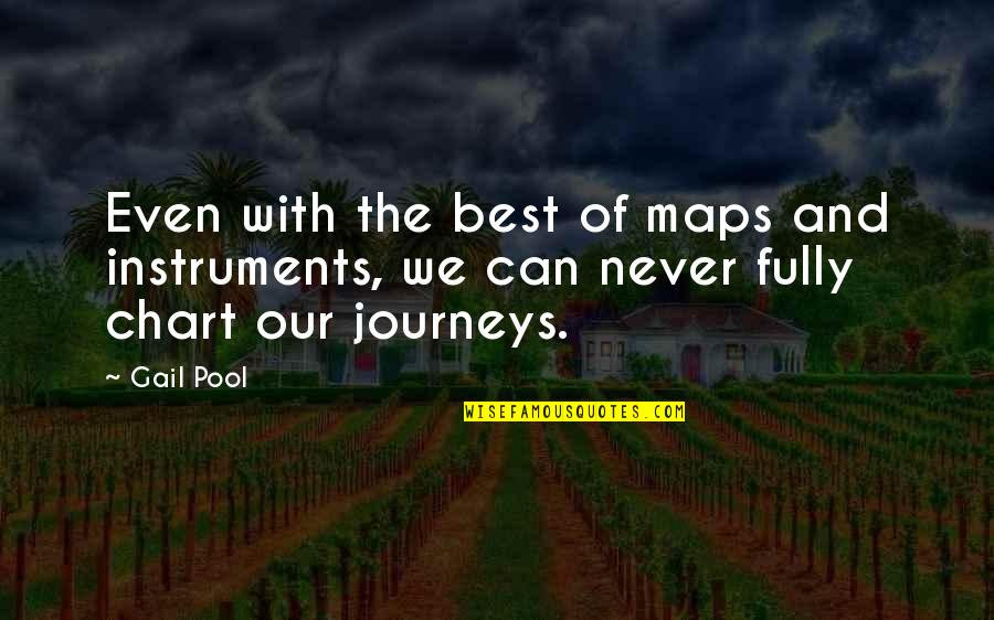 Stick To Your Grounds Quotes By Gail Pool: Even with the best of maps and instruments,