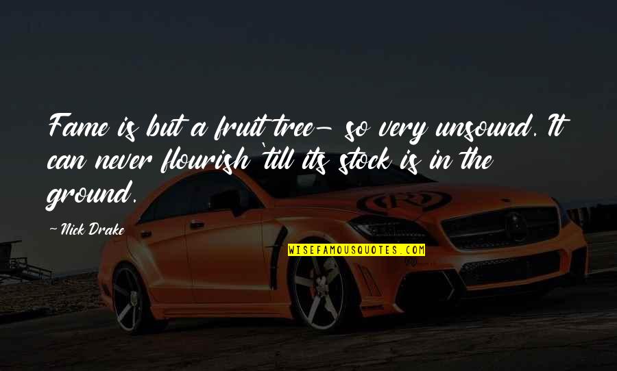 Sticker Book With Quotes By Nick Drake: Fame is but a fruit tree- so very Sticker Book With Quotes By Nick Drake: Fame is but a fruit tree- so very
