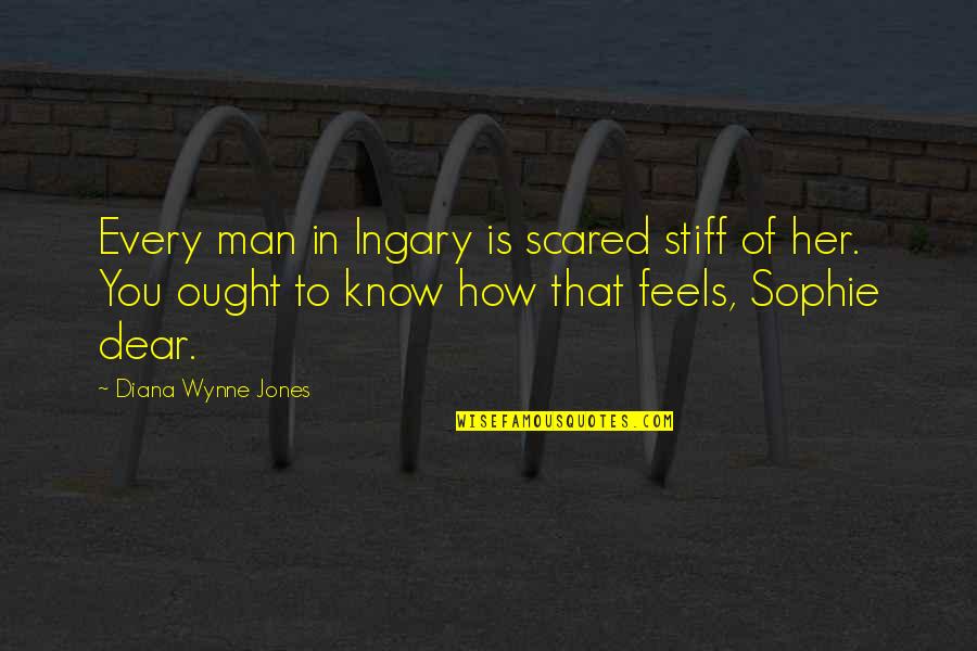 Stiff Man Quotes By Diana Wynne Jones: Every man in Ingary is scared stiff of