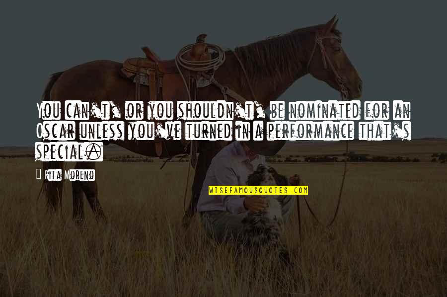 Stiffeners Quotes By Rita Moreno: You can't, or you shouldn't, be nominated for Stiffeners Quotes By Rita Moreno: You can't, or you shouldn't, be nominated for