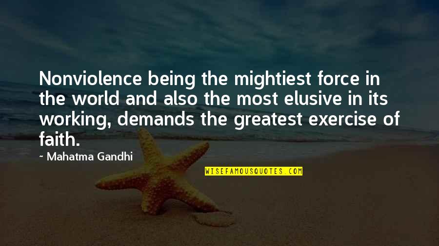 Still I Rise Picture Quotes By Mahatma Gandhi: Nonviolence being the mightiest force in the world Still I Rise Picture Quotes By Mahatma Gandhi: Nonviolence being the mightiest force in the world