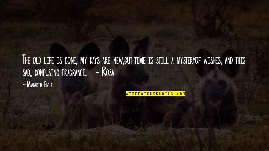 Still Sad Quotes By Margarita Engle: The old life is gone, my days are Still Sad Quotes By Margarita Engle: The old life is gone, my days are