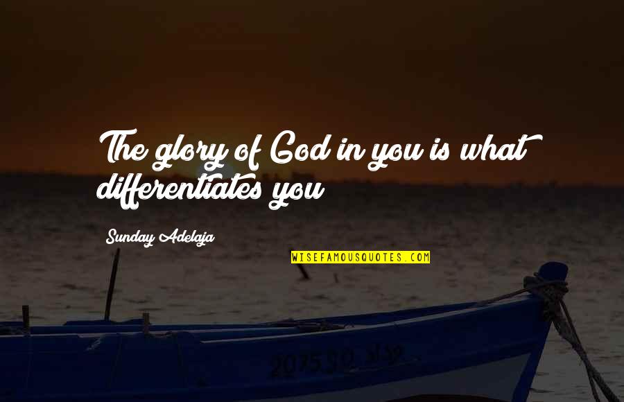 Stineman Ribbons Quotes By Sunday Adelaja: The glory of God in you is what
