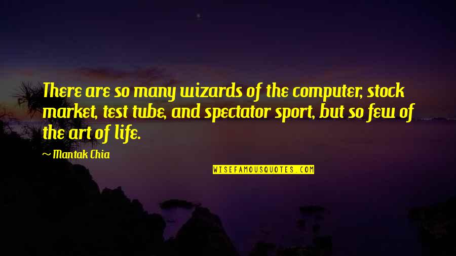 Stock Market Quotes By Mantak Chia: There are so many wizards of the computer,