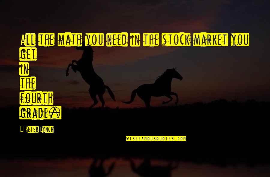 Stock Market Quotes By Peter Lynch: All the math you need in the stock