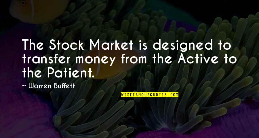 Stock Market Quotes By Warren Buffett: The Stock Market is designed to transfer money