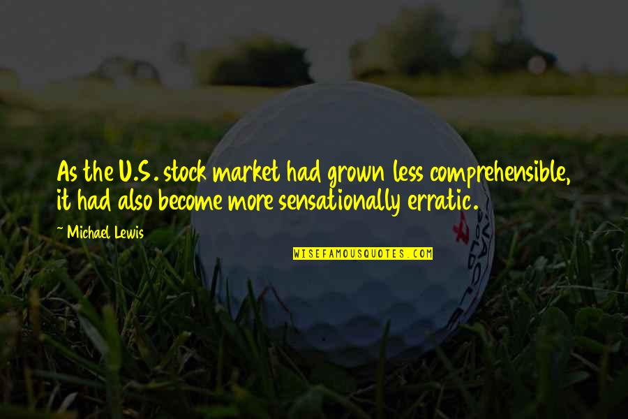 Stock Market Stock Quotes By Michael Lewis: As the U.S. stock market had grown less