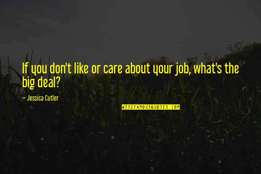 Stolid Pronunciation Quotes By Jessica Cutler: If you don't like or care about your Stolid Pronunciation Quotes By Jessica Cutler: If you don't like or care about your