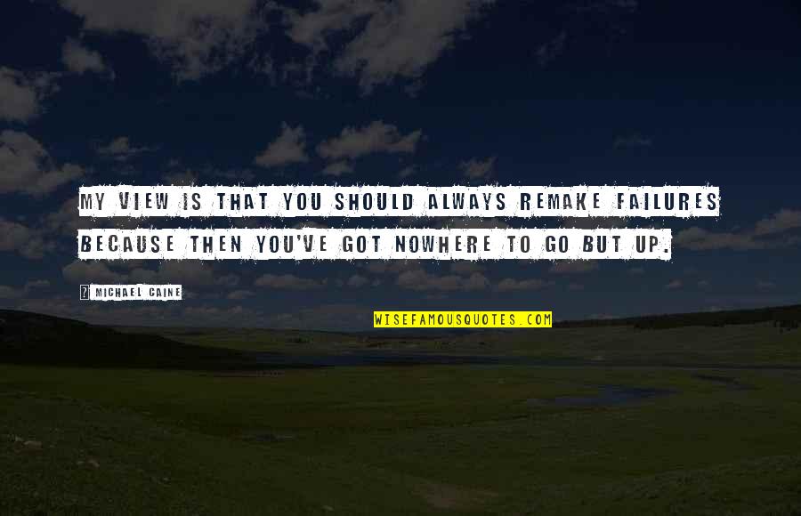 Stollberg Machine Quotes By Michael Caine: My view is that you should always remake Stollberg Machine Quotes By Michael Caine: My view is that you should always remake