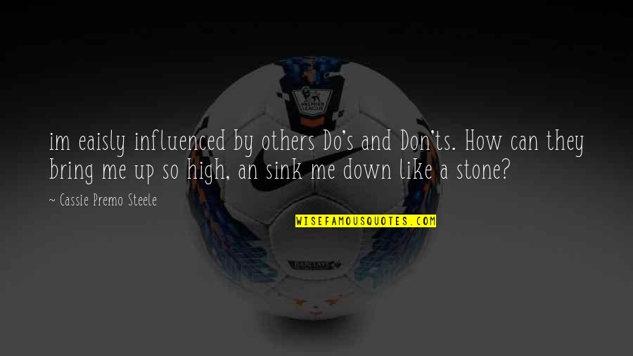 Stone By Stone Quotes By Cassie Premo Steele: im eaisly influenced by others Do's and Don'ts. Stone By Stone Quotes By Cassie Premo Steele: im eaisly influenced by others Do's and Don'ts.