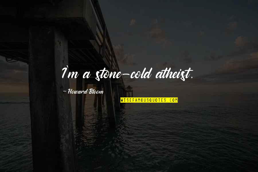 Stone Cold's Quotes By Howard Bloom: I'm a stone-cold atheist. Stone Cold's Quotes By Howard Bloom: I'm a stone-cold atheist.