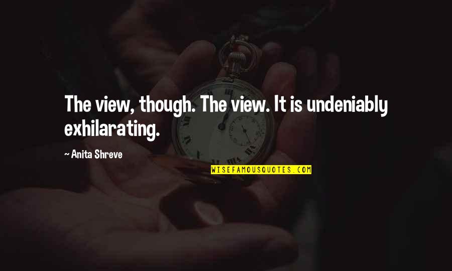 Stoning In The Bible Quotes By Anita Shreve: The view, though. The view. It is undeniably Stoning In The Bible Quotes By Anita Shreve: The view, though. The view. It is undeniably