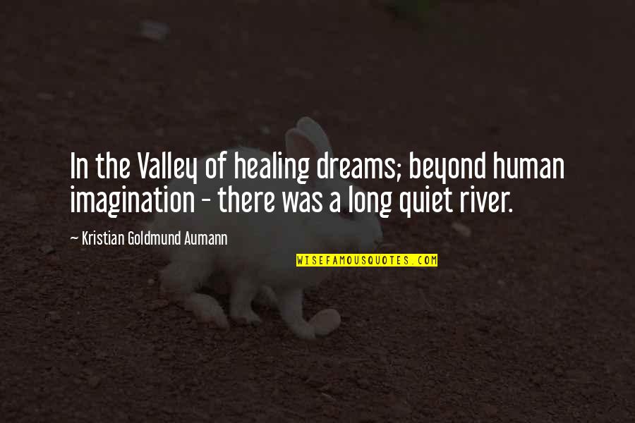 Stop Tolerating Quotes By Kristian Goldmund Aumann: In the Valley of healing dreams; beyond human