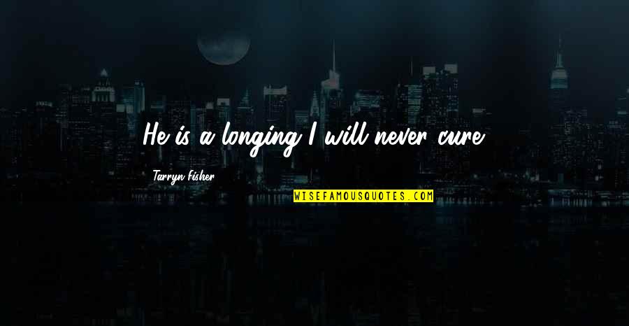 Stopping Self Pity Quotes By Tarryn Fisher: He is a longing I will never cure.