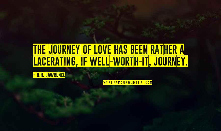 Stratejik Oyunlar Quotes By D.H. Lawrence: The journey of love has been rather a