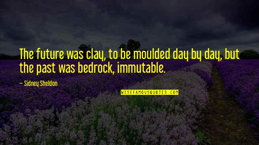 Streicheln Auf Quotes By Sidney Sheldon: The future was clay, to be moulded day Streicheln Auf Quotes By Sidney Sheldon: The future was clay, to be moulded day