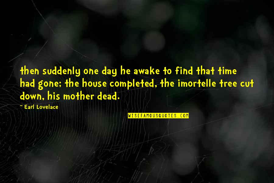 Stress Buster Quotes By Earl Lovelace: then suddenly one day he awake to find