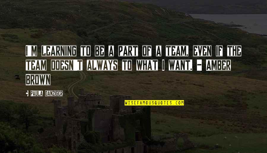 Stress Relief Gym Quotes By Paula Danziger: I'm learning to be a part of a Stress Relief Gym Quotes By Paula Danziger: I'm learning to be a part of a
