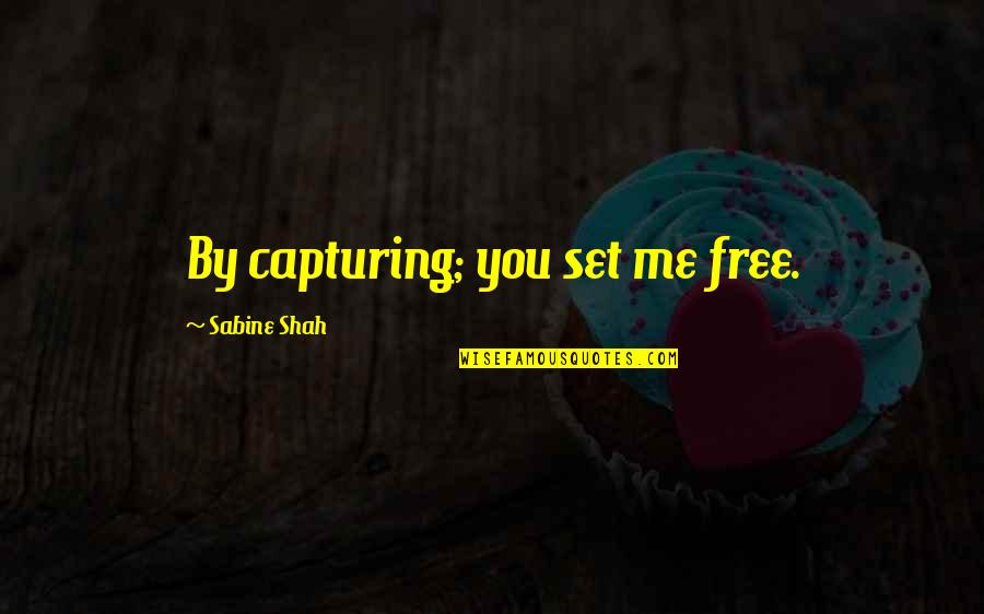 Strijdersstraat Quotes By Sabine Shah: By capturing; you set me free. Strijdersstraat Quotes By Sabine Shah: By capturing; you set me free.