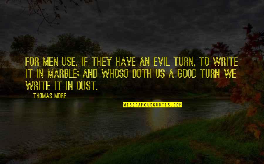 Strong Conviction Quotes By Thomas More: For men use, if they have an evil Strong Conviction Quotes By Thomas More: For men use, if they have an evil