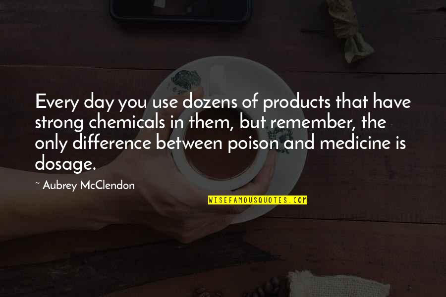 Strong Day Quotes By Aubrey McClendon: Every day you use dozens of products that