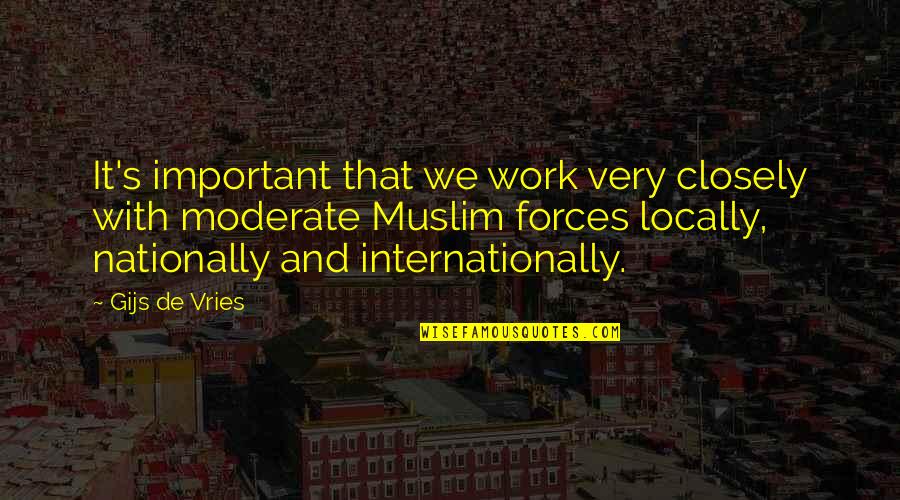Strong Inspirational Epilepsy Quotes By Gijs De Vries: It's important that we work very closely with