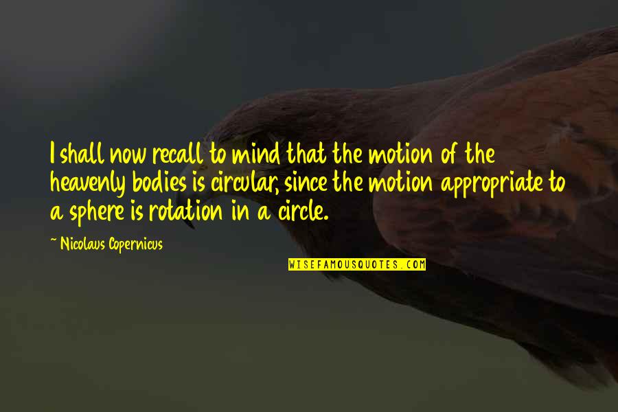 Strong Mind Weak Body Quotes By Nicolaus Copernicus: I shall now recall to mind that the Strong Mind Weak Body Quotes By Nicolaus Copernicus: I shall now recall to mind that the
