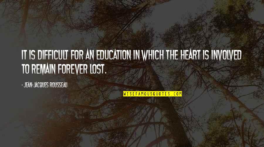 Strong Roots Quotes By Jean-Jacques Rousseau: It is difficult for an education in which Strong Roots Quotes By Jean-Jacques Rousseau: It is difficult for an education in which