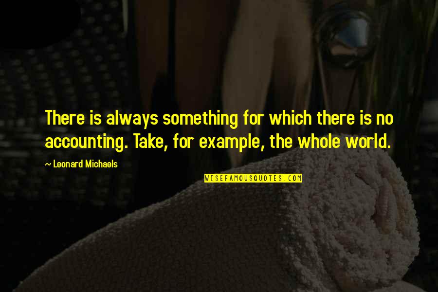 Stroock Stroock And Lavan Quotes By Leonard Michaels: There is always something for which there is Stroock Stroock And Lavan Quotes By Leonard Michaels: There is always something for which there is