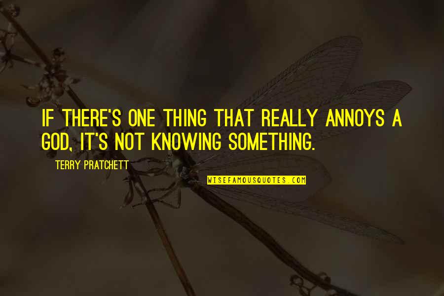 Struggling Couples Quotes By Terry Pratchett: If there's one thing that really annoys a