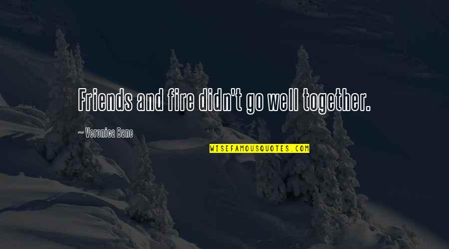 Strum Quotes By Veronica Bane: Friends and fire didn't go well together. Strum Quotes By Veronica Bane: Friends and fire didn't go well together.