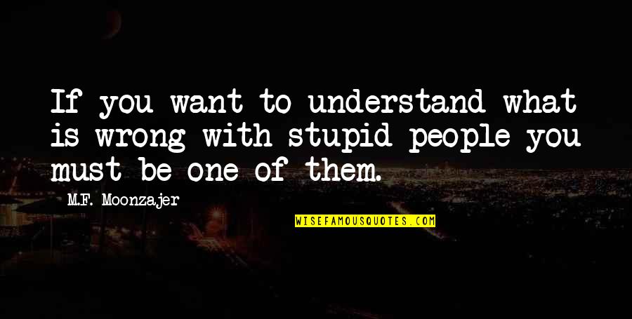 Studentenjob Quotes By M.F. Moonzajer: If you want to understand what is wrong Studentenjob Quotes By M.F. Moonzajer: If you want to understand what is wrong