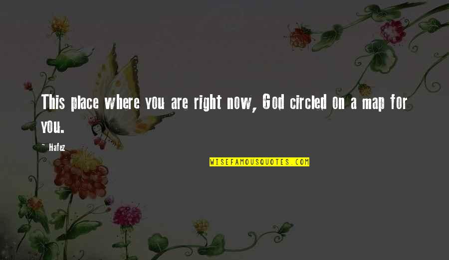Studlies Quotes By Hafez: This place where you are right now, God