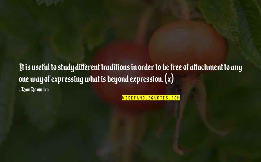 Study In Quotes By Ravi Ravindra: It is useful to study different traditions in Study In Quotes By Ravi Ravindra: It is useful to study different traditions in