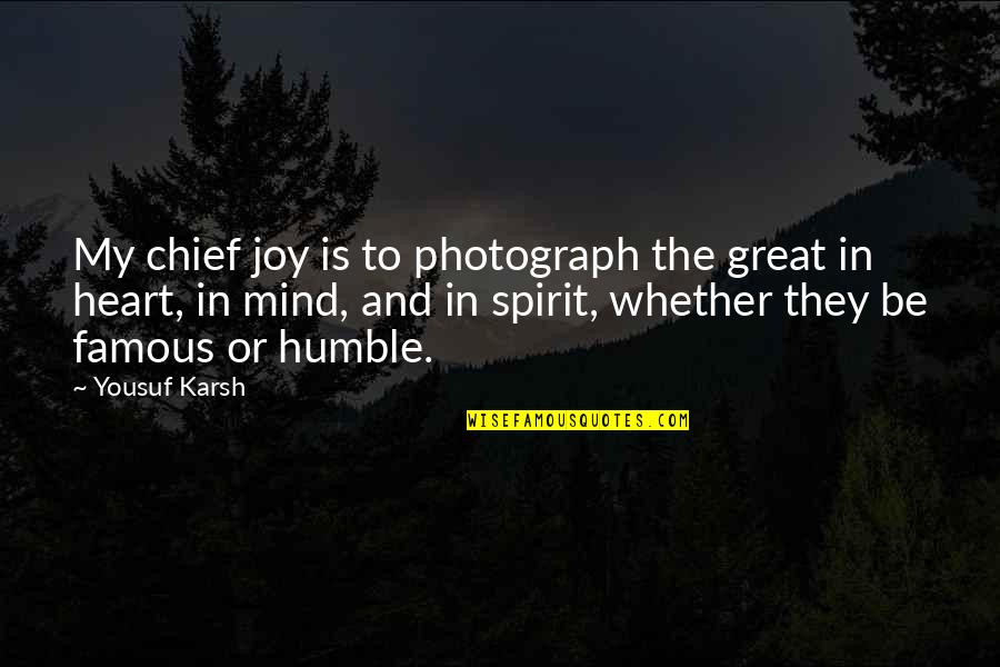 Stupid Football Manager Quotes By Yousuf Karsh: My chief joy is to photograph the great Stupid Football Manager Quotes By Yousuf Karsh: My chief joy is to photograph the great