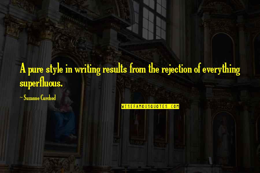 Style Of Writing Quotes By Suzanne Curchod: A pure style in writing results from the