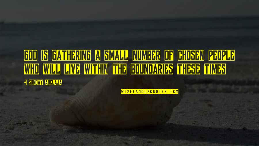 Styne Products Quotes By Sunday Adelaja: God is gathering a small number of chosen Styne Products Quotes By Sunday Adelaja: God is gathering a small number of chosen