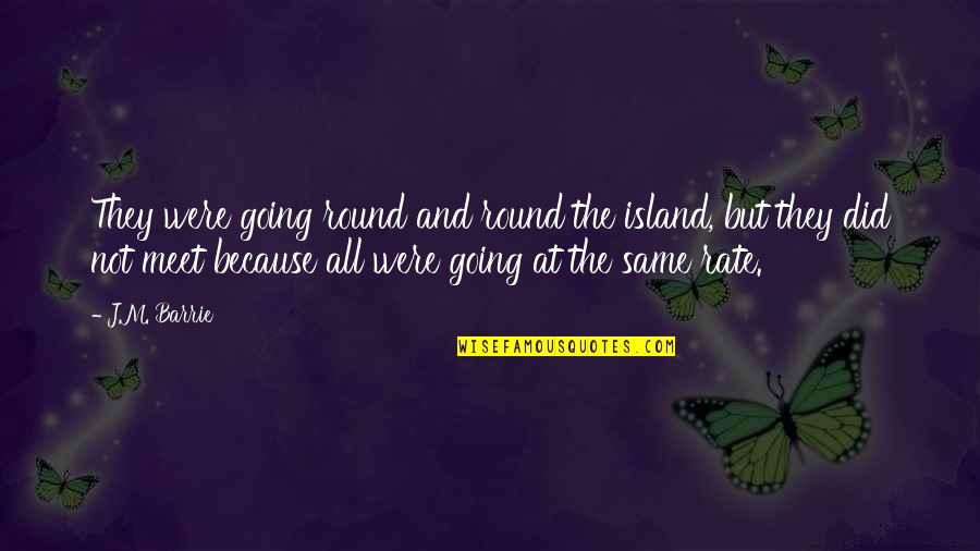 Subforms From Same Table Quotes By J.M. Barrie: They were going round and round the island, Subforms From Same Table Quotes By J.M. Barrie: They were going round and round the island,