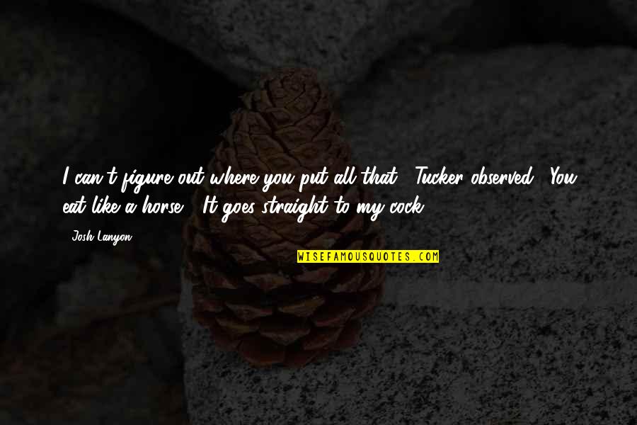 Sublinhar Texto Quotes By Josh Lanyon: I can't figure out where you put all Sublinhar Texto Quotes By Josh Lanyon: I can't figure out where you put all
