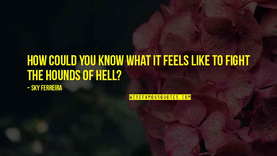 Sublinhar Texto Quotes By Sky Ferreira: How could you know what it feels like