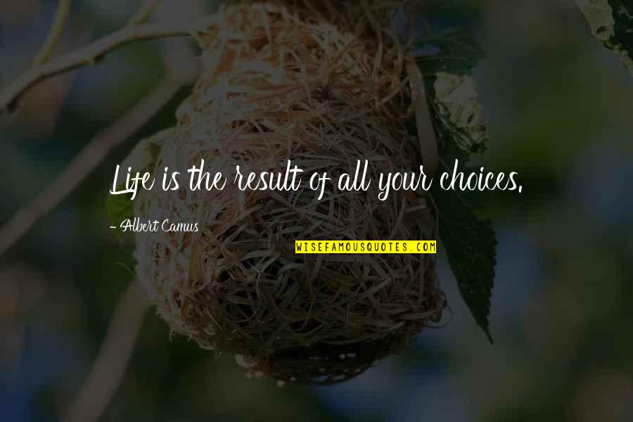 Subluxated Sacroiliac Quotes By Albert Camus: Life is the result of all your choices. Subluxated Sacroiliac Quotes By Albert Camus: Life is the result of all your choices.
