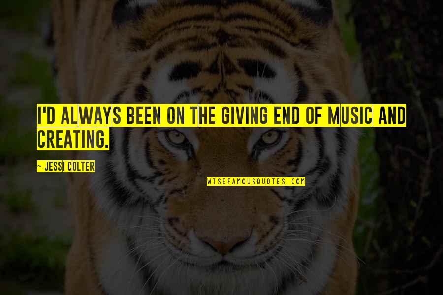 Subscription Quotes By Jessi Colter: I'd always been on the giving end of Subscription Quotes By Jessi Colter: I'd always been on the giving end of