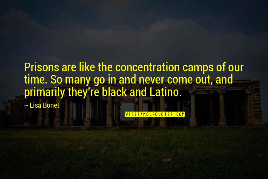 Suburbumpkins Quotes By Lisa Bonet: Prisons are like the concentration camps of our